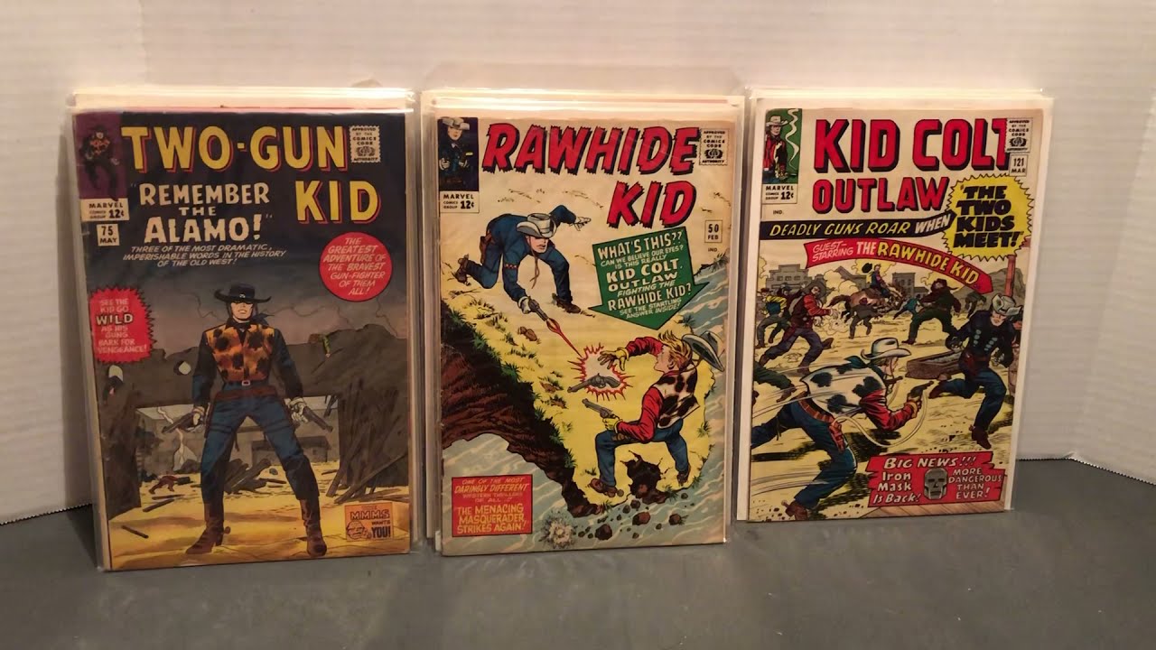 💥🔥Marvel Character Talk : Kid Colt , Two-Gun Kid , Rawhide Kid  Silver Age Western Comicbooks🔥💥