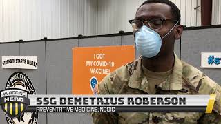 First Soldier on Fort Knox receives COVID-19 vaccine 5 Jan 2021
