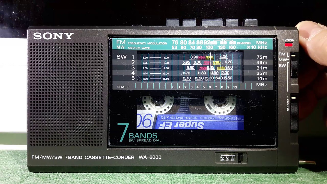 SONY - WALKMAN - WA-11 - K7 CASSETTE CORDER - RADIO AM / FM - A REVISER ! | eBay