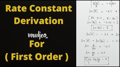 First order kinetics | First order reaction kinetics | Reaction kinetics | Chemistry a level