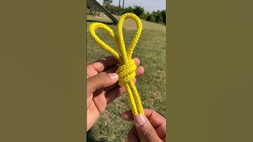 How to Tie A Double Loop Knot