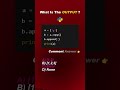 🔥 99% Beginners Get This Python Output Wrong! 😱 | Python Interview Question #coding #python