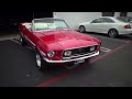 1968 Ford Mustang convertible test drive at Laguna Classic Cars