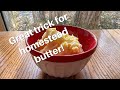 How i make butter