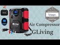 Compresseur d'air 12V avec lampe GLiving