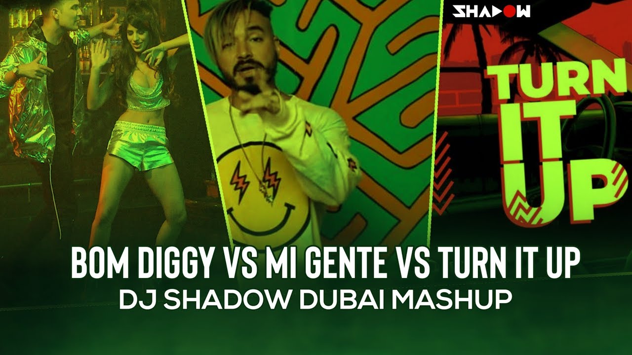 Bom Diggy vs Mi Gente vs DJ Turn It Up  Mashup  DJ Shadow Dubai  Zack Knight x Jasmin Walia