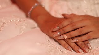 I did my own Wedding Nails💍 | Bridal nails| Catholic Bridal Nails | Nail Art Inspo