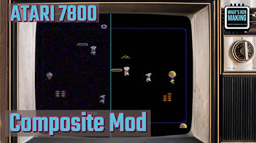 I dramatically improved the video on my Atari 7800 with a simple composite mod!