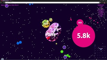 Metry & AdanMaroto - Random Server Takeover #6 - Agar.io (Ending DoubleSplit)