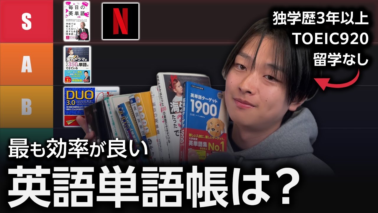 【英会話】独学歴3年半の俺が思う最も効率がいい英単語帳