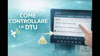 Come controllare la versione DTU su SVEA F100/F200