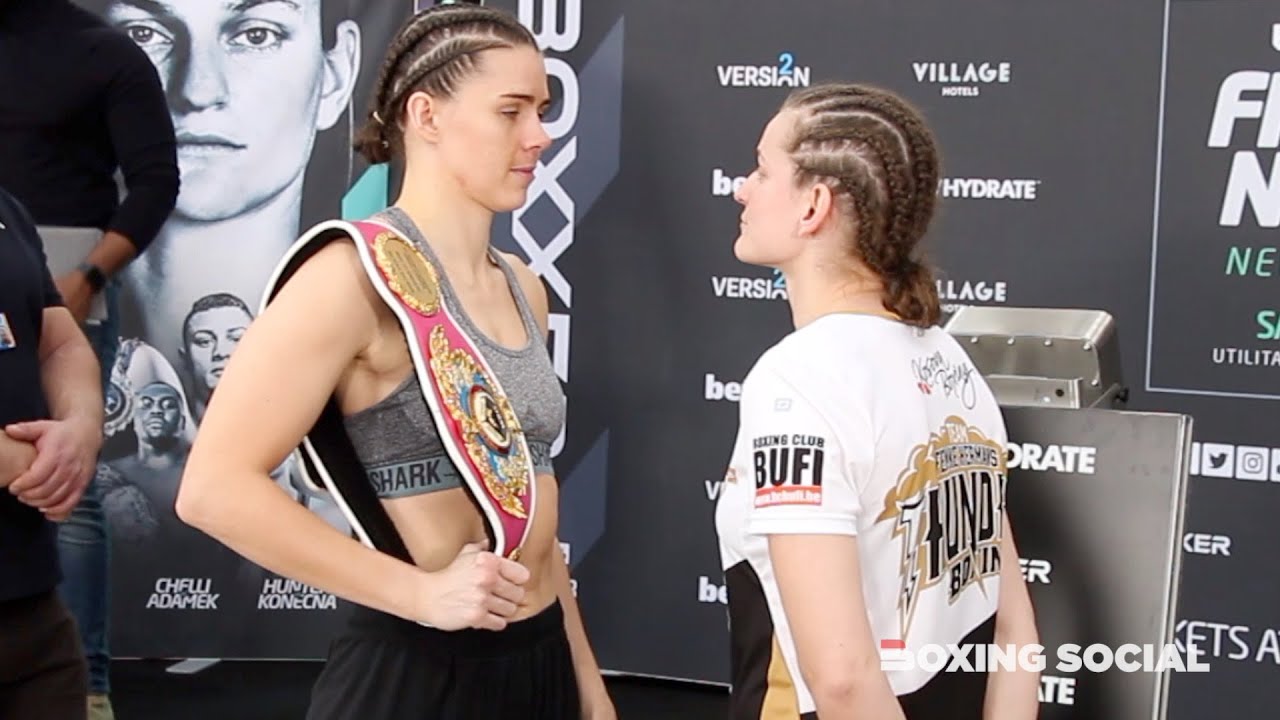 Savannah Marshall & Femke Hermans Final Face-Off Ahead of WBO Middleweight Title Clash in Newcastle