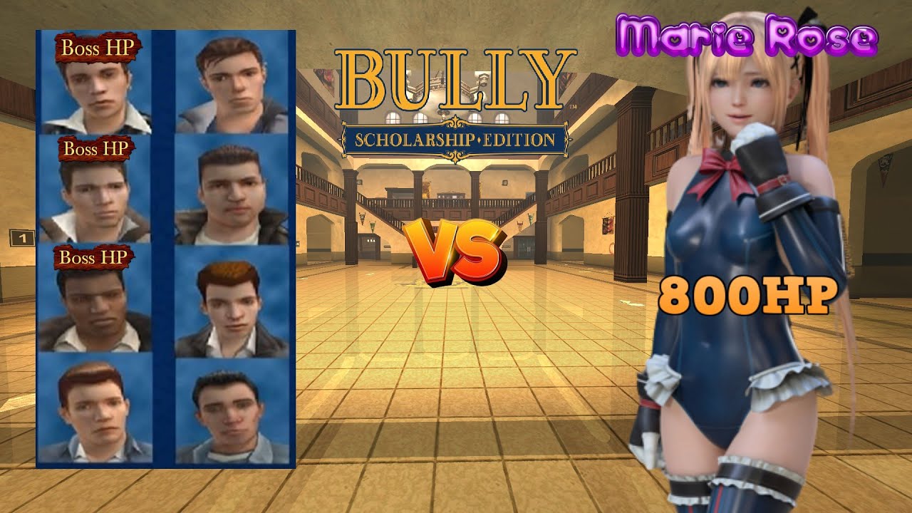 Bully SE: Greasers (Boss Health) VS Marie Rose | Full HD