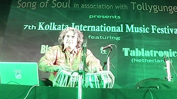 TablaTronic intro live in Kolkata