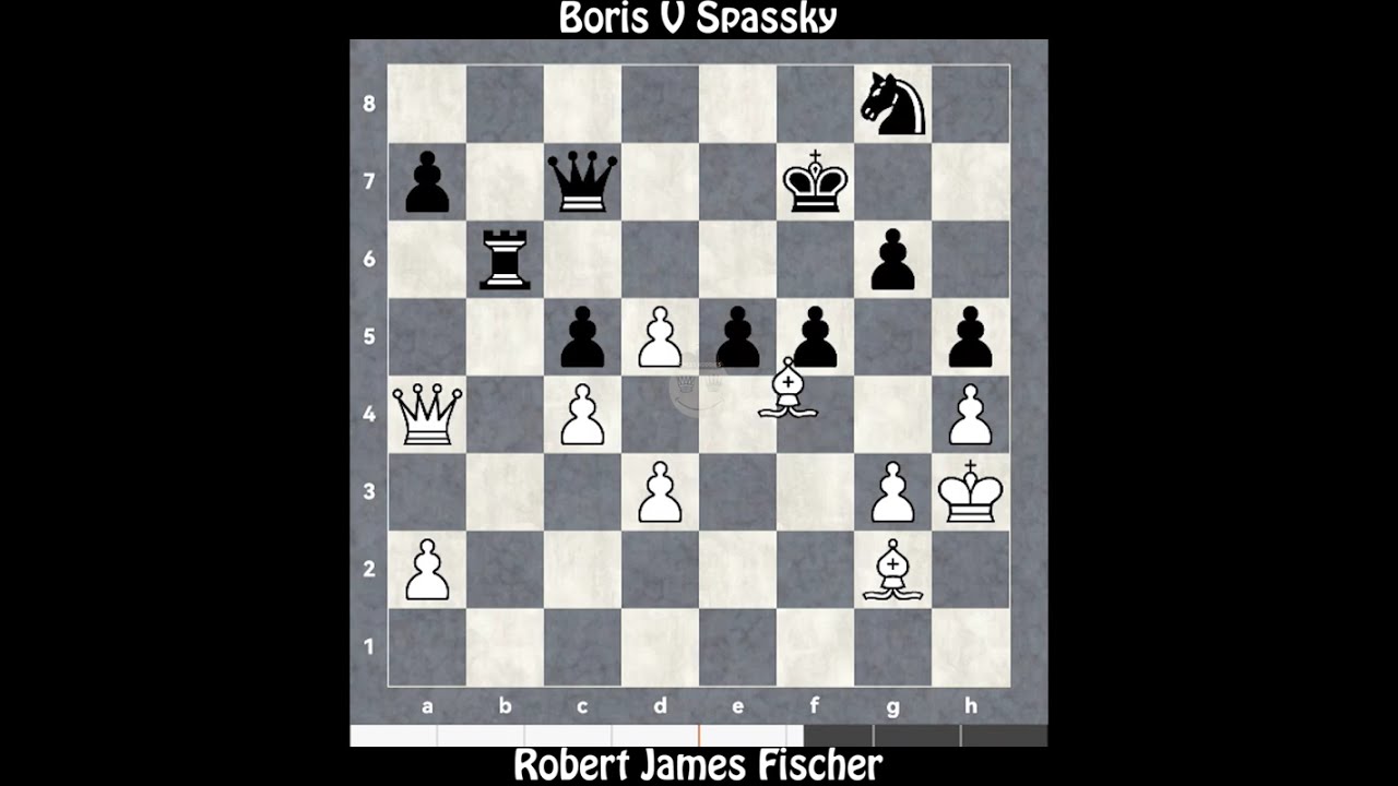 B23 Robert James Fischer vs Boris V Spassky || Match Spassky 1992