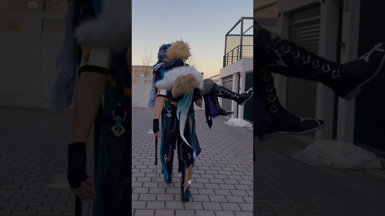 Just found one more video of our Varka and Flins 🌚 #varflins #cosplay #varka #genshinimpact #flins