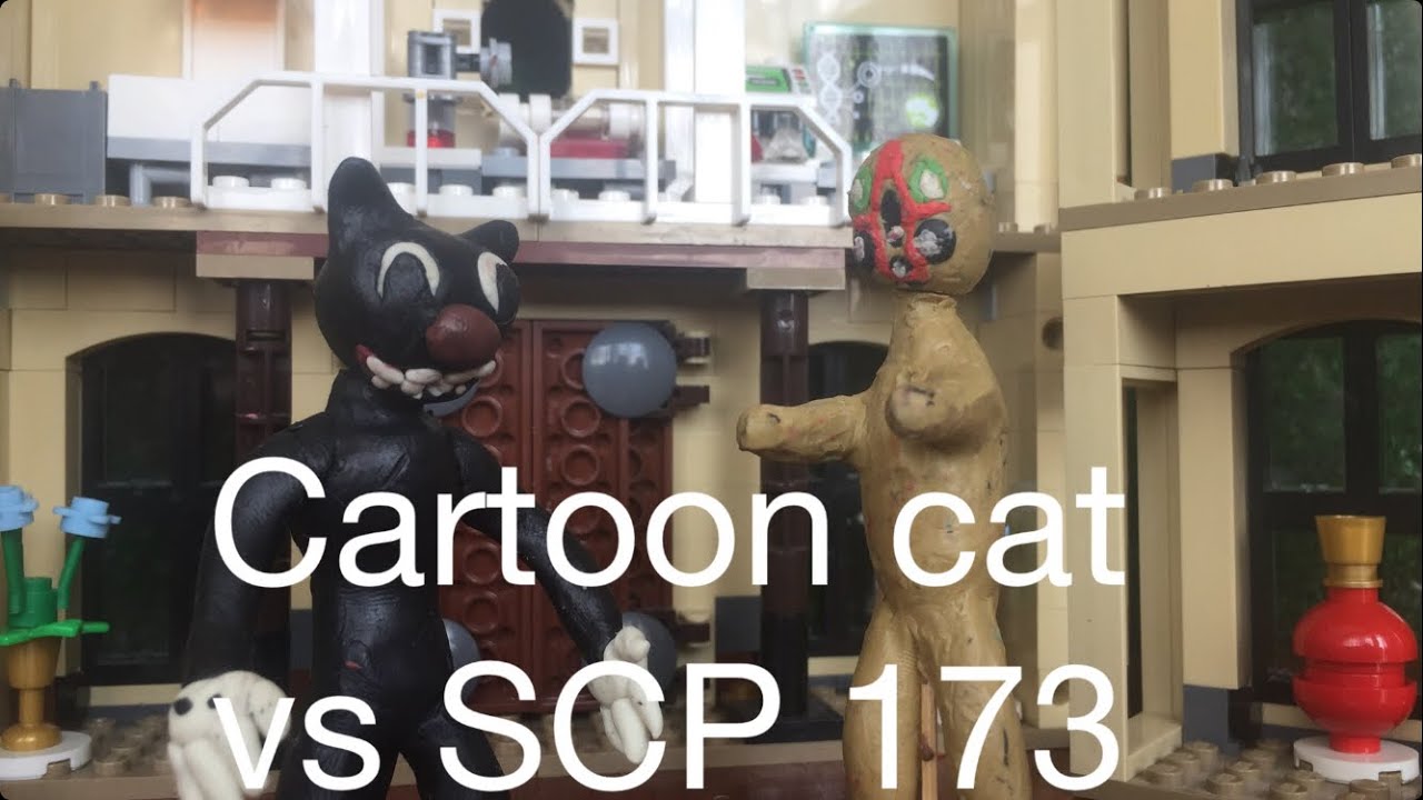 Cartoon cat vs SCP 173 |stop motion| - YouTube