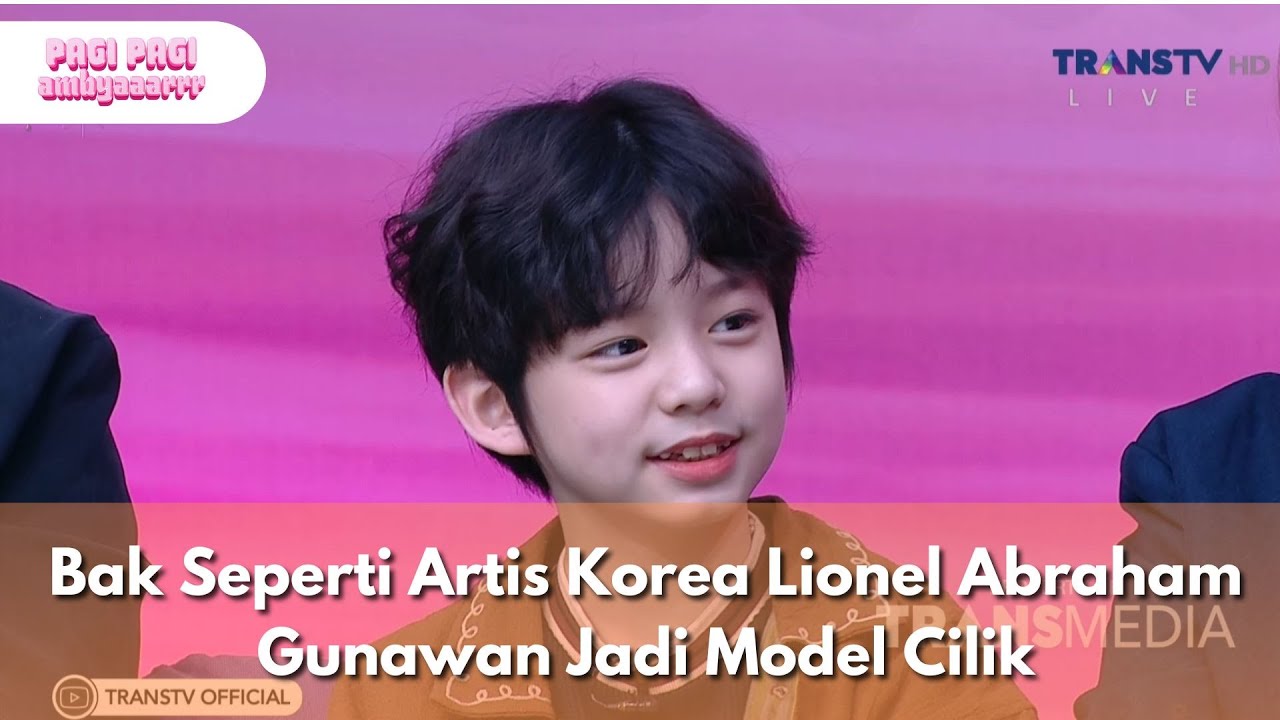 Bak Seperti Artis Korea Lionel Abraham Gunawan Jadi Model Cilik - PAGI-PAGI AMBYAR (18/12/25) P4