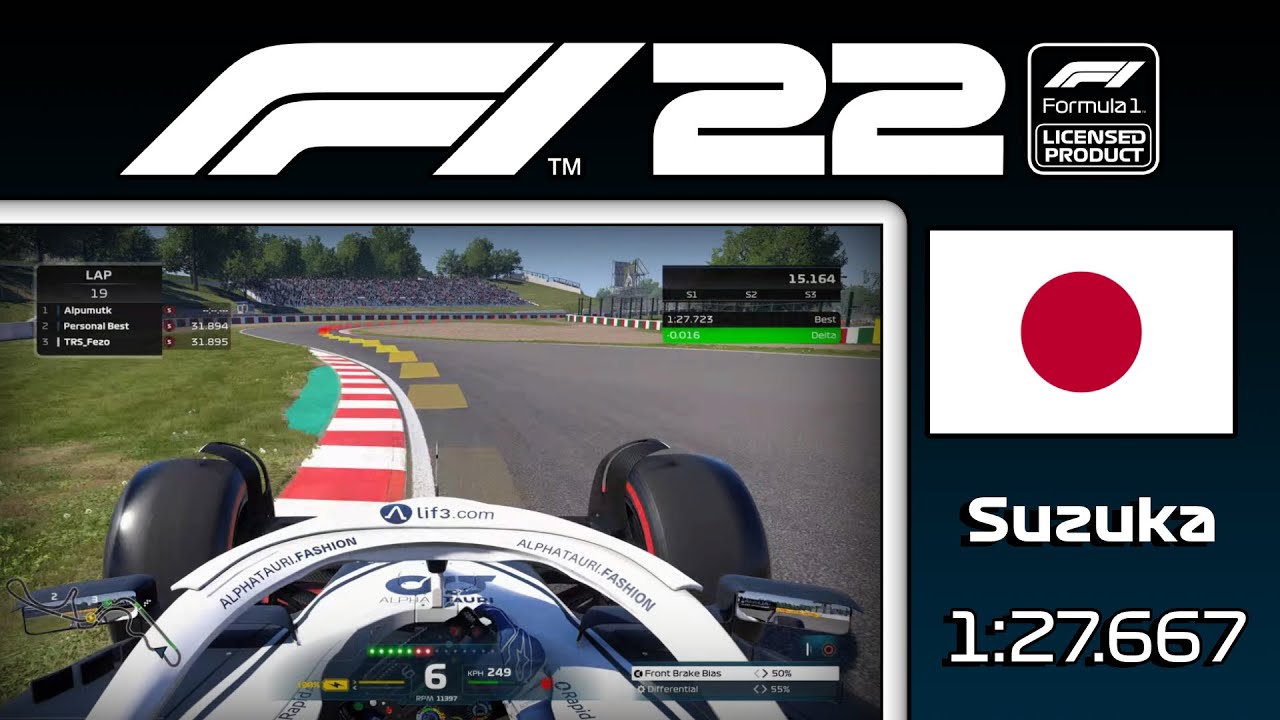 F1 22 Japan World Record & Setup (