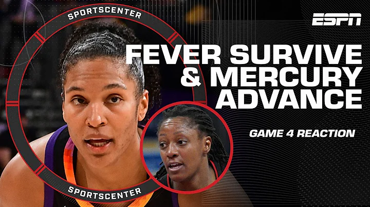WNBA Semifinals REACTION 🍿 Mercury eliminate Lynx & Fever force a Game 5 vs. Aces | SportsCenter