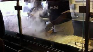 Making of Philly Cheesesteaks at Jim's Steaks