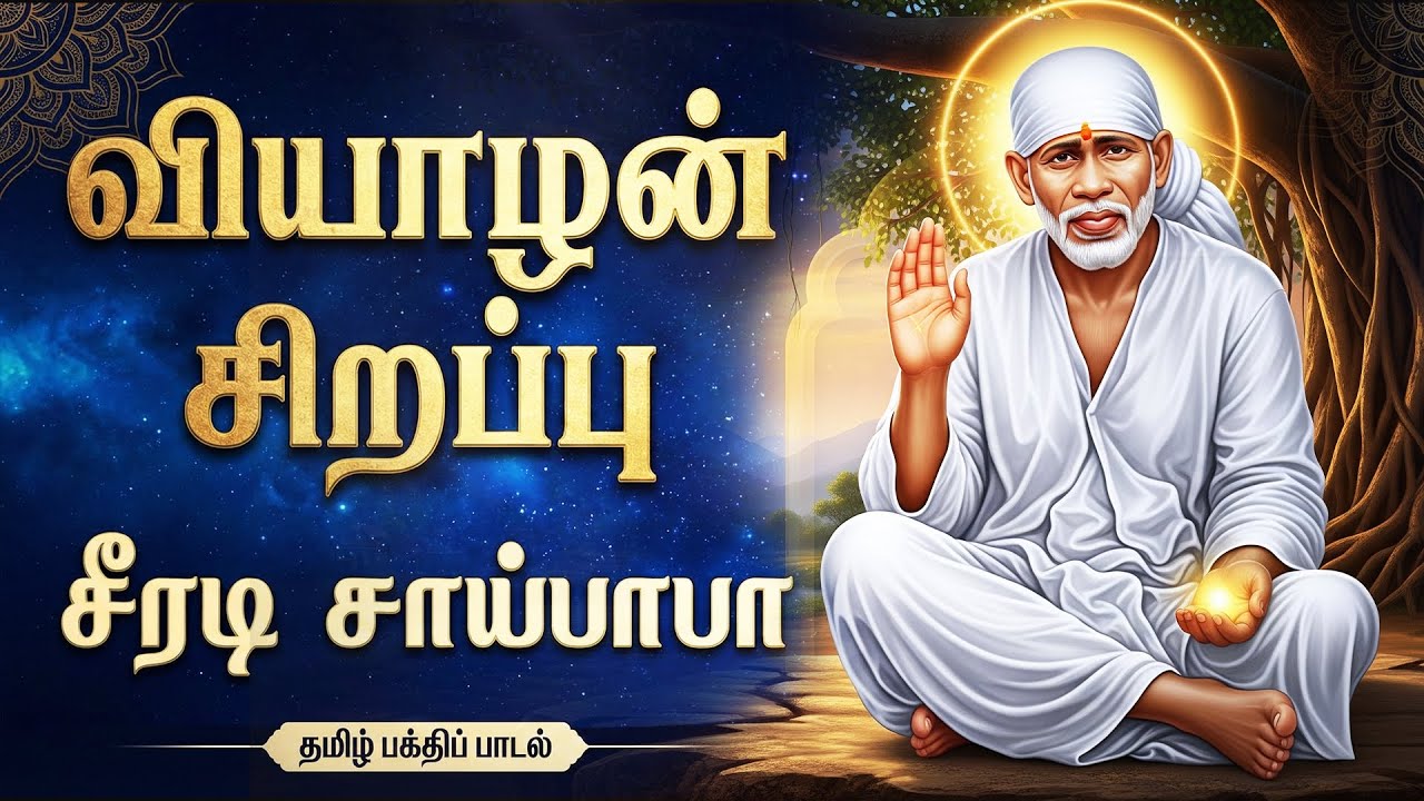 🔴 LIVE SONGS | வியாழக்கிழமை சீரடி சாய்பாபா பக்தி பாடல் | Sai Baba Tamil Devotional Song