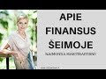 Apie finansus šeimoje nuo 23:24 min. Loro Parkas. Psichologe R. Martinaitiene. Mokymai moterims