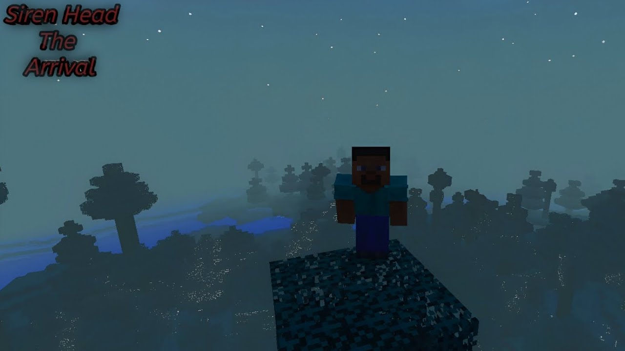 (Link in desc) Siren Head is stalking me! Siren Head The Arrival port for Minecraft Bedrock