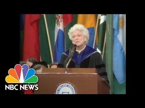 Barbara Bush Delivers Wellesley College Commencement Speech | NBC News