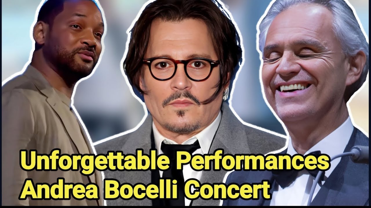 Will Smith And Johnny Depp Join Andrea Bocelli's 30th Anniversary