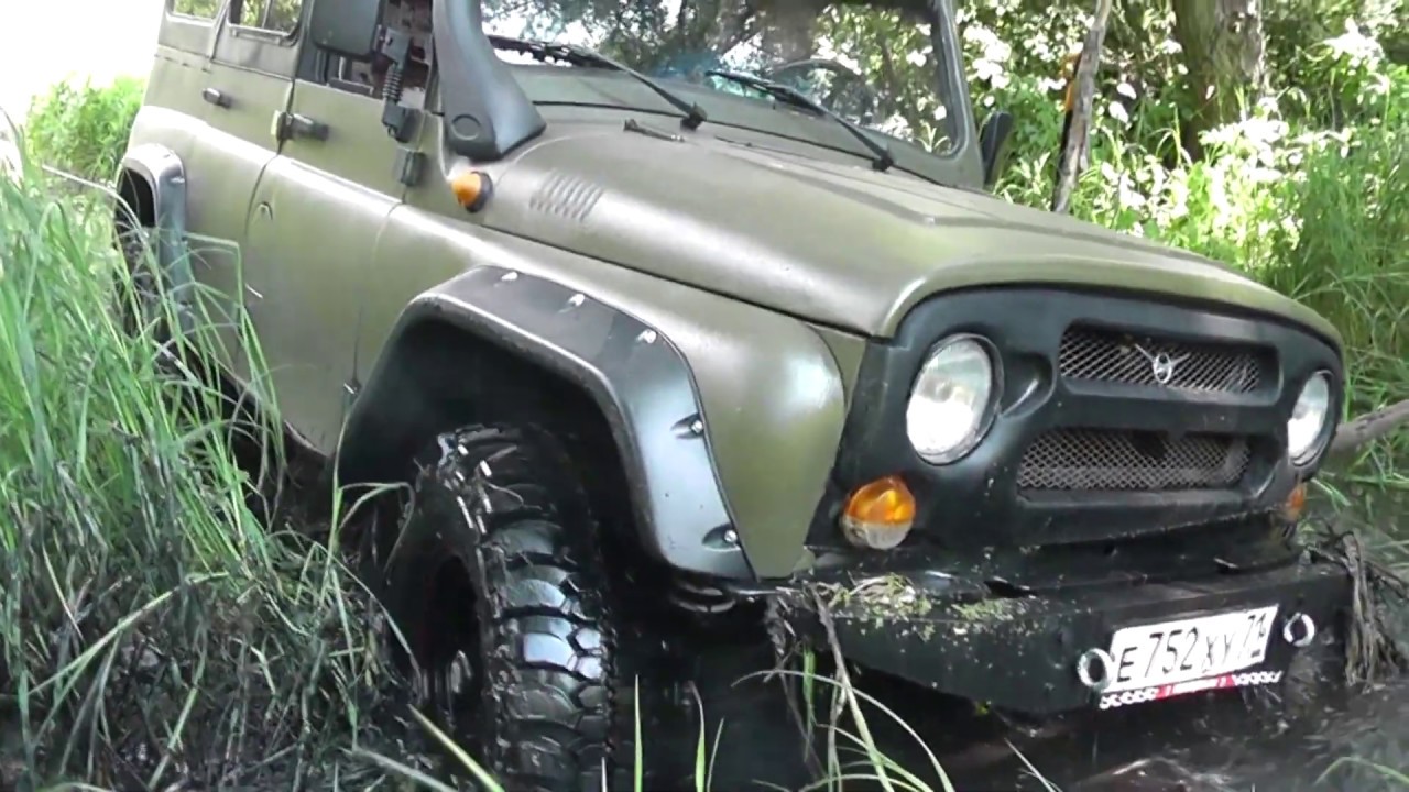 Клуб УАЗ Патриот Тула против ручья - YouTube