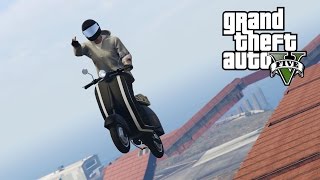 GTA 5 - TECHNICAL SCOOTER SKILLS RACE | w/ Dark Stunter | Custom Race #5