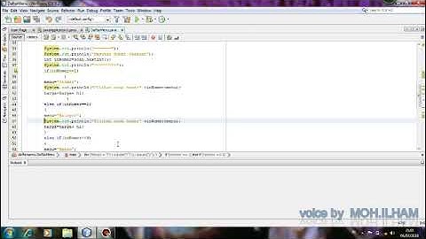 Program Menu Makanan Dengan NetBeans