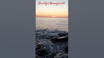Beautiful Narragansett Sunrise #shorts #beach #sunrise