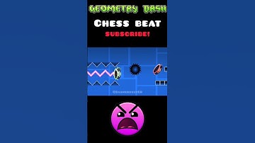 Chess type beat layout in Geometry dash♟️#chess #geometrydash #shorts