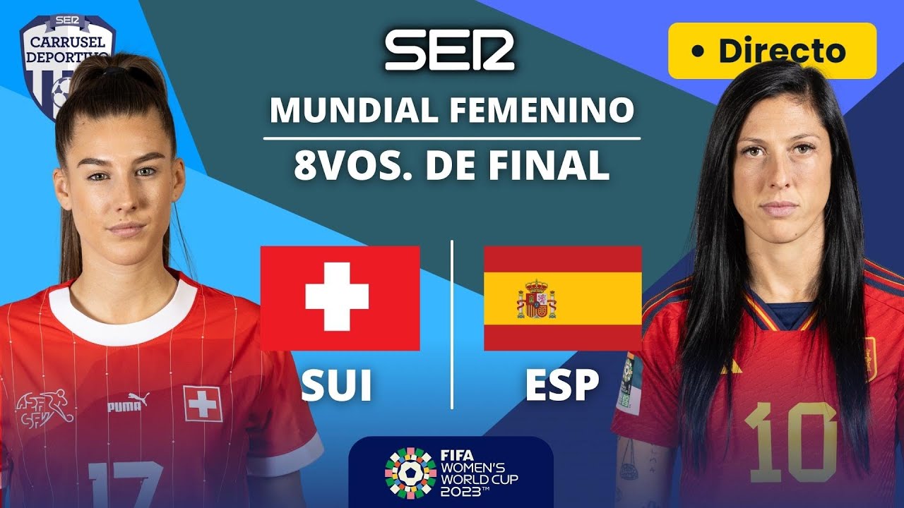 Suiza vs españa femenino
