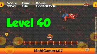 Super Bino Go Adventure Jungle Level 40 Unlimited coins HD Gameplay screenshot 5