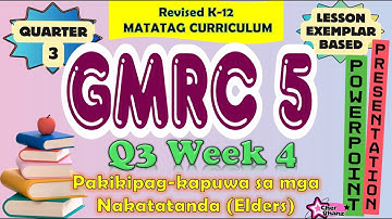 GMRC 5 Quarter 3 Week 4 MATATAG Curriculum / Revised K-12 LE Based PowerPoint Presentation