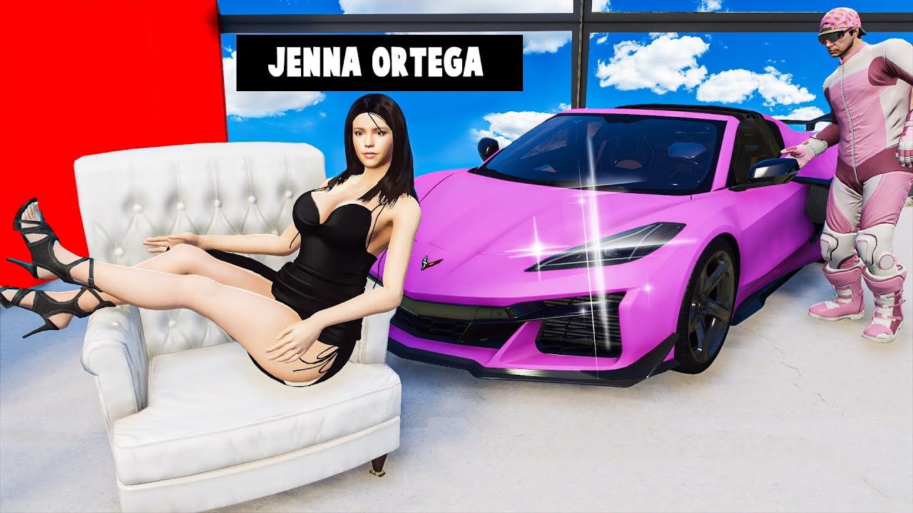 Stealing Cars from Jenna Ortega in GTA 5