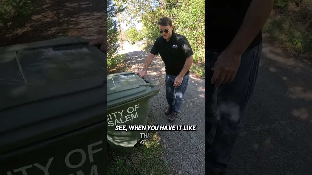Classic trashcan direction debate. #salemva