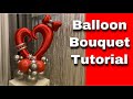 #balloonbouquet#balloons Balloon Bouquet Valentine day’s Tutorial | How to make |بوکت بادکنک ولنتاین