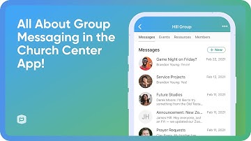 All About Group Messaging in the Church Center App!