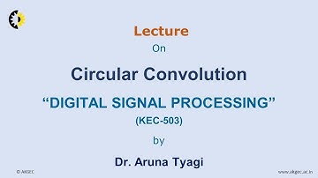 DIGITAL SIGNAL PROCESSING LECTURE 14 