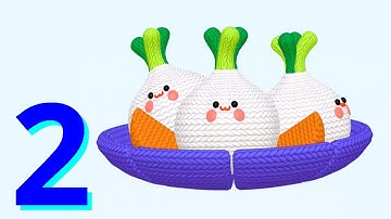 🧶 Wool Puzzle: Yarn Sort Unravel 🧩 GAMEPLAY Part 2 Levels 7-10 (Android, iOS)