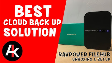 RAVPower Wireless Filehub Unboxing and Set Up