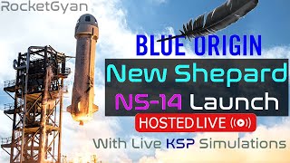 [Liftoff 01:02:24] Blue Origin New Shepard Launch LIVE | NS-14 Mission | Jeff Bezos