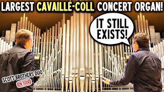 The LARGEST Cavaillé Coll Concert Organ in the World! Lyon Auditorium - Scott Brothers Duo On Tour
