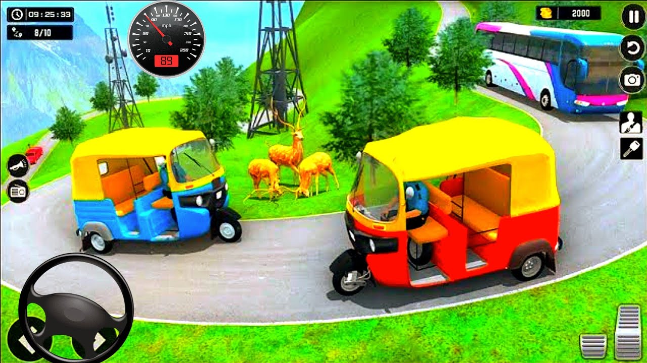 458 auto tuk tuk rickshaw driving simulator game - auto rickshaw ...