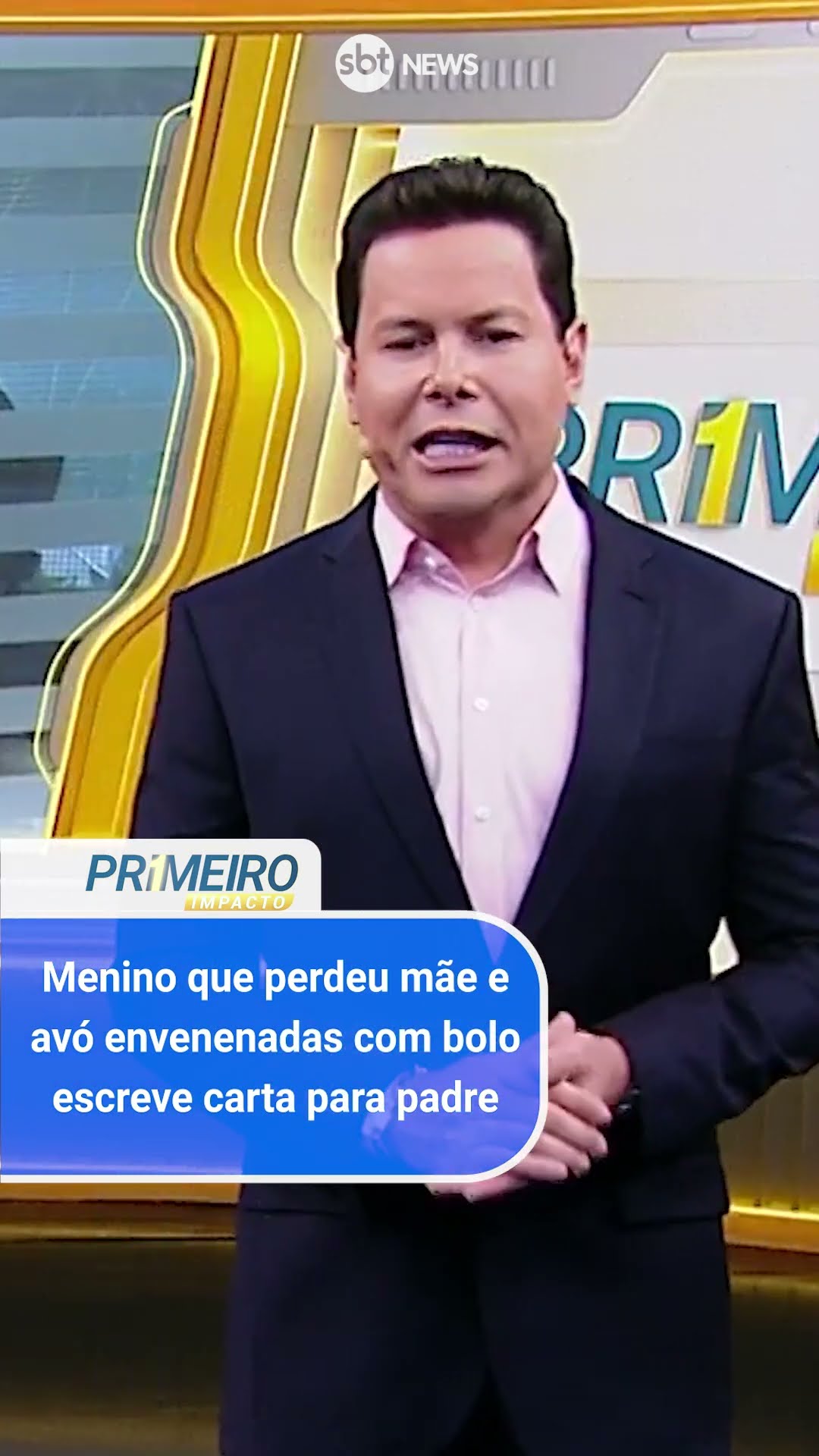 Menino que perdeu mãe e avó envenenadas com bolo escreve carta para padre | Pim (02/01/25)