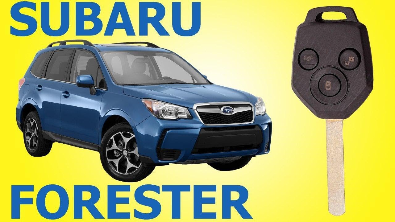 Subaru Forester изготовление дубликата чип ключа зажигания